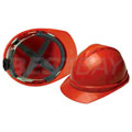 V-GARD红色ABS材质针织布吸汗带安全帽