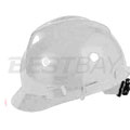 白色低压近电报警安全帽（220V~380V /10KV/35KV）