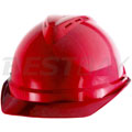 V-GARD Advance红色ABS材质PVC吸汗带豪华型安全帽